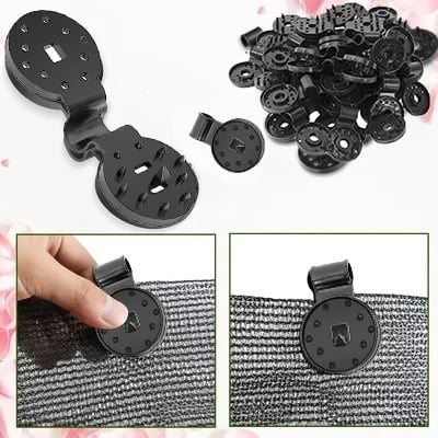 🌞 50 % RABATT NU! 🔒 Heavy-duty shade cloth clips – UV-behandlade, hållbara & lätta att installera – perfekt för trädgård, växthus och utomhusbruk 🌿