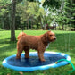 🐕 50% RABATT NU! 💦 Fällbar Utomhuspool & Vattenspraymatta – Svalkande Spridukmatta för Varma Sommardagar – Håll Din Hund Glad, Hydrerad & Aktiv ☀️