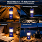 🏕️ 50 % RABATT NU! ☀️ Hopfällbar solcellsdriven LED-campinglampa – dubbelt belysningssystem & tåligt polykarbonathölje för utomhusbruk 🔦
