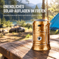 🏕️ 50 % RABATT NU! ☀️ Hopfällbar solcellsdriven LED-campinglampa – dubbelt belysningssystem & tåligt polykarbonathölje för utomhusbruk 🔦