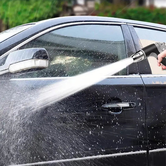 🚗 50% RABATT NU!💦 Multifunktionell Högtrycks Biltvättvattenpistol – Indragbar Slang & Justerbar Stråle – Hemma Städ Essential 🧼