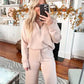 🔥Dames Zachte en Comfortabele 2-delige Loungewear Set