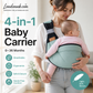 👶 50 % RABATT NU! 🧺 4-i-1 bärsele med ventilerande mesh – 0–36 månader, fram & rygg – nära barnet, händerna fria 💕