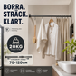 🏠 50 % RABATT NU! 🔧 Montera på sekunder utan att borra – justerbar spännstång för smartare förvaring hemma 🚪