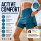 🩳 50% RABATT NU! 🏃‍♀️ Anti-skav Active Skort – Andningsbart Nät, Svettfritt & Sidofickor – Ultramjuk, Sömlös & Mångsidig 🧘‍♀️