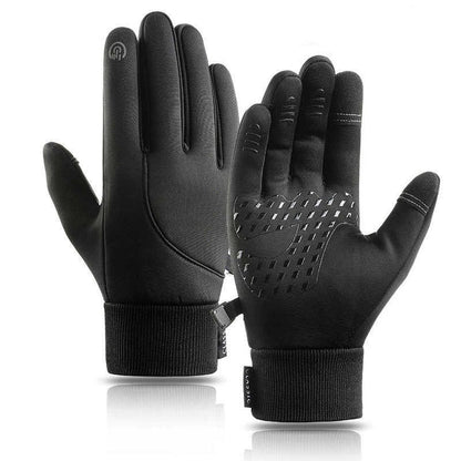 🧤 50 % RABATT NU! ❄️ Vattentäta vinterhandskar med pekskärm – fleece, silikon & flera lager för cykling och utomhusbruk 🚴