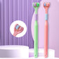 V-shaped Three-sided Toothbrush with Soft Bristles