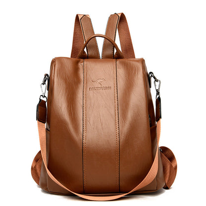 🎒 50% RABATT NU!✨ Dam Stor Kapacitet PU Läder Ryggsäck – Snygg, Praktisk & Användarvänlig – Daglig Essential 👜