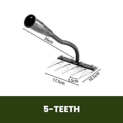 🌿 50% RABATT! 🧤 5/6/7/8 Ogräskratta med Trädgårdständer i Kolstål – Slitstark, Ergonomiskt Handtag & Effektiv Ogräsrensning 🌱
