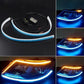 🚗 50 % RABATT NU! 💡 2-pack flexibel LED-flytande signallampa – vattentät, tvåfärgad & 12V – perfekt för varselljus och blinkers 🔧