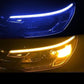 🚗 50 % RABATT NU! 💡 2-pack flexibel LED-flytande signallampa – vattentät, tvåfärgad & 12V – perfekt för varselljus och blinkers 🔧