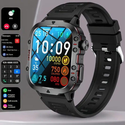 ⌚ 50 % RABATT NU! 🏔️ Robust utomhus smartklocka – 100+ sportlägen, vattentät & aluminiumlegering – perfekt för äventyr och träning 🌲