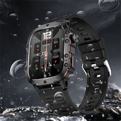 ⌚ 50 % RABATT NU! 🏔️ Robust utomhus smartklocka – 100+ sportlägen, vattentät & aluminiumlegering – perfekt för äventyr och träning 🌲