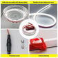 🚗 50 % RABATT NU! 💡 Dynamiskt skanning hoodbeam-kit – mjuka & hypnotiska ljuseffekter – vattentät, enkel installation & universalpassform – perfekt för bildekoration 🌟
