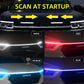 🚗 50 % RABATT NU! 💡 Dynamiskt skanning hoodbeam-kit – mjuka & hypnotiska ljuseffekter – vattentät, enkel installation & universalpassform – perfekt för bildekoration 🌟