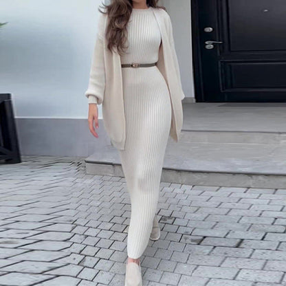 Women's 2-Piece Loose Sweater Dress Set