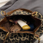 👜 50% RABATT NU! 🐆 Dam Elegant Handväska – Stor Kapacitet, Leopardprint & Mångsidig – Rymlig Tote För Arbete, Pendling & Vardagsliv ✨