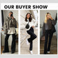 👖 50% RABATT NU! 🛍️ Högstretchiga High Waist Utsvängda Byxor för Damer – Ultimat Komfort & Retrocharm 🍃