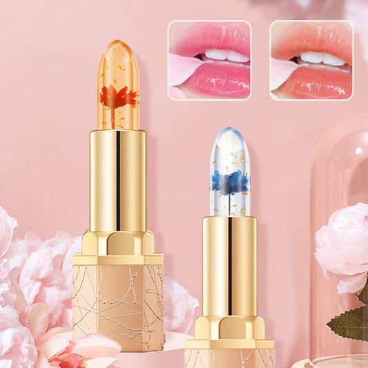 Crystal Flower Temperature Color Change Jelly Lipstick