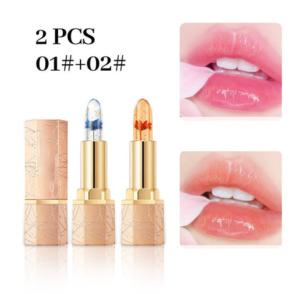 Crystal Flower Temperature Color Change Jelly Lipstick