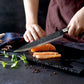🔪 50% RABATT NU! 🍳 Professionellt Köksknivset i Rostfritt Stål – Ergonomiska Trähandtag & Hammardesign – Precision, Hållbar & Elegant 🥩