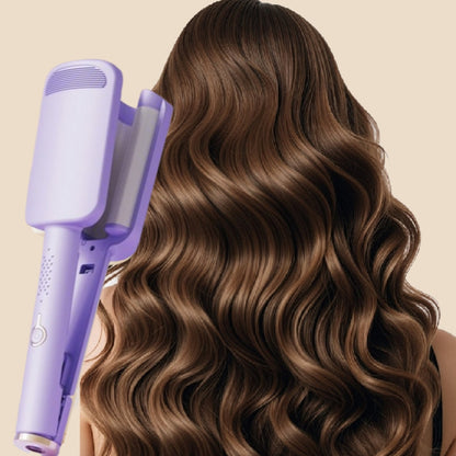 💇‍♀️ 50 % RABATT NU! ✨ 32MM vågig hårcurler – skapar mjuka naturliga vågor – negativ jon-teknik & 4 temperaturer – perfekt för salongsresultat hemma 🌸