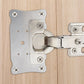 🚪 50 % RABATT NU! 🔧 Gångjärnsplatta i rostfritt stål för skåpsluckor – universell passform, förtjockad & med skruvar 💪