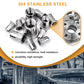 🔩 50% RABATT NU! 🛠️ Gängad Infästningsnöt Popnit Set med Flat Huvud – Stark & Pålitlig – Perfekt för Möbler, Metall & Plast 💪