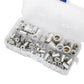 🔩 50% RABATT NU! 🛠️ Gängad Infästningsnöt Popnit Set med Flat Huvud – Stark & Pålitlig – Perfekt för Möbler, Metall & Plast 💪