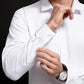 👔 50% RABATT NU! 💼 Herr Högstretch, Strykfri Businessskjorta – Andningsbar Bomullsblandning, Bekväm Passform & Professionell Look ✨