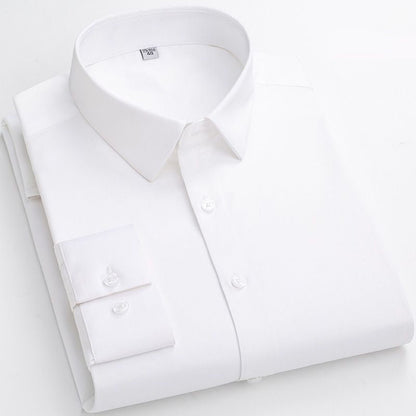 👔 50% RABATT NU! 💼 Herr Högstretch, Strykfri Businessskjorta – Andningsbar Bomullsblandning, Bekväm Passform & Professionell Look ✨