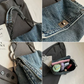 👜 50 % RABATT NU! 🧵 Retro denim kedjerem väska – stor kapacitet, vintage & hållbar – perfekt för vardag och fest ✨