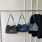 👜 50 % RABATT NU! 🧵 Retro denim kedjerem väska – stor kapacitet, vintage & hållbar – perfekt för vardag och fest ✨