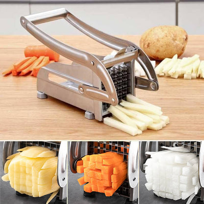🥔 50 % RABATT NU! 🔪 Potatis- och gurkskivare – kraftfulla sugkoppar, rostfritt blad & ergonomiskt handtag – perfekt för pommes och grönsaker 🥒
