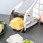 🥔 50 % RABATT NU! 🔪 Potatis- och gurkskivare – kraftfulla sugkoppar, rostfritt blad & ergonomiskt handtag – perfekt för pommes och grönsaker 🥒