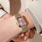 ⌚ 50% RABATT NU! 💎 Kvinnors Lyxiga Kvartsarmbandsur – Rektangulärt Boett, Gradienturtavla & Elegant Design ✨
