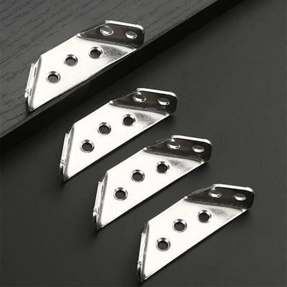 🔩 50 % RABATT NU! 🪑 Universal hörnanslutning för möbler i rostfritt stål – stabil, hållbar & trapetsformad – perfekt för möbelreparation och förstärkning 🛠️