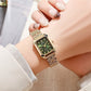 ⌚ 50% RABATT NU! 💎 Kvinnors Lyxiga Kvartsarmbandsur – Rektangulärt Boett, Gradienturtavla & Elegant Design ✨
