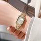 ⌚ 50% RABATT NU! 💎 Kvinnors Lyxiga Kvartsarmbandsur – Rektangulärt Boett, Gradienturtavla & Elegant Design ✨