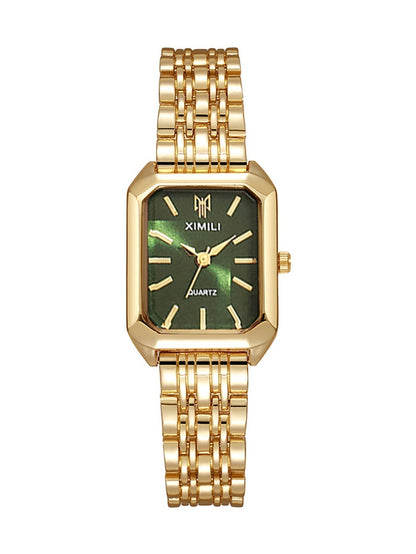 ⌚ 50% RABATT NU! 💎 Kvinnors Lyxiga Kvartsarmbandsur – Rektangulärt Boett, Gradienturtavla & Elegant Design ✨