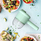 🥗 50 % RABATT NU! ⚡ Elektrisk handhållen grönsakshackare och hyvel – uppladdningsbar, kompakt & kraftfull – perfekt för sallader och wok 🍳