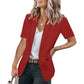 🧥 50% RABATT NU! 💼 Dam Kortärmad Blazer – Lättviktig & Modern – Mångsidig & Bekväm 🌸