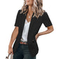 🧥 50% RABATT NU! 💼 Dam Kortärmad Blazer – Lättviktig & Modern – Mångsidig & Bekväm 🌸
