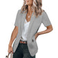 🧥 50% RABATT NU! 💼 Dam Kortärmad Blazer – Lättviktig & Modern – Mångsidig & Bekväm 🌸