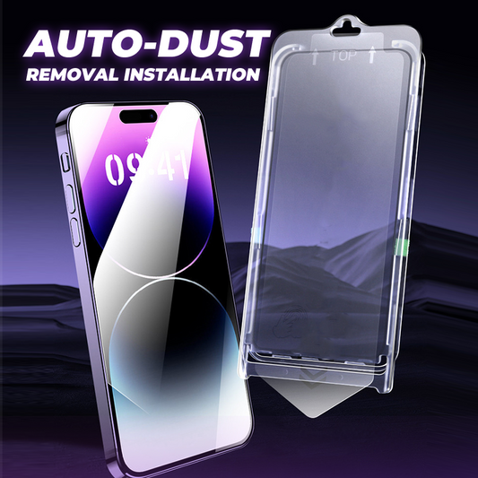 🔥Achetez-en un et obtenez-en un gratuitement📱Film de protection d'écran HD pour iPhone Series - Installation de dépoussiérage automatique✨