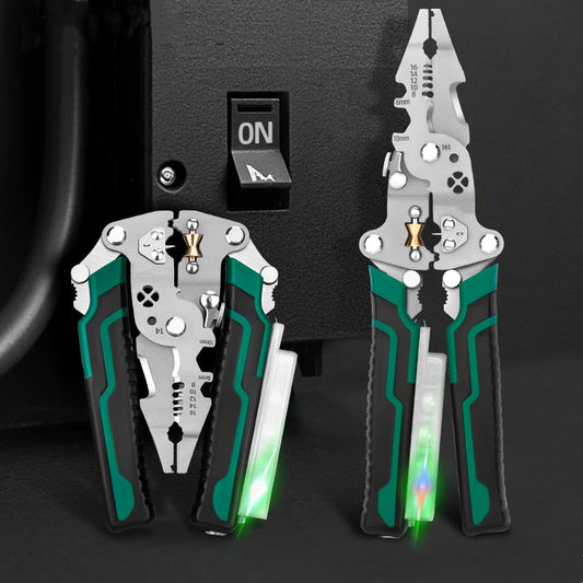 🔧 KÖP 2 FÅR 3! ⚡ ELEKTRISK MÄTTANG - Mäter Spänning, Klipper och Bänder, 5-i-1 Multiverktyg för Effektivt Elarbete 💡🔋