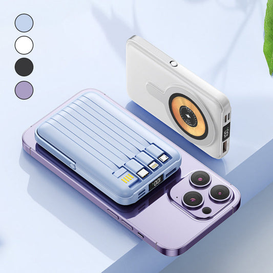 🔥Magnetisk powerbank med stativ och kabel