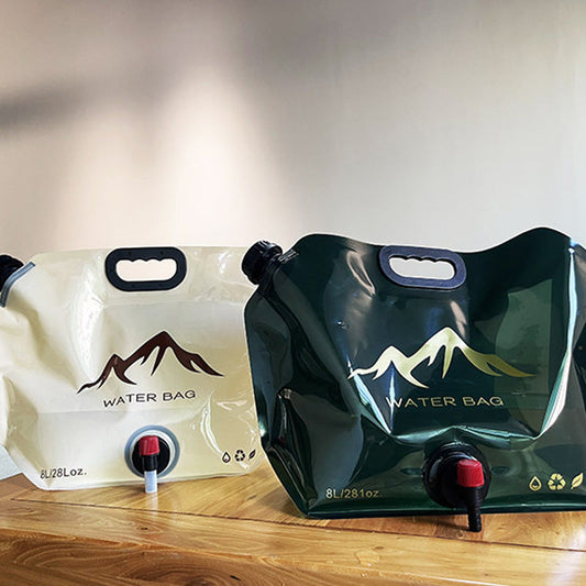 💧 50% RABATT NU! 🏕️ Stor Kapacitet Utomhus Hopfällbar Vattenbehållarpåse – 8L, Hopfällbar, Stabil Bas & Exakt Flödeskontroll – Perfekt För Camping & Vandring ✨