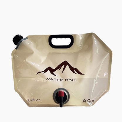 💧 50% RABATT NU! 🏕️ Stor Kapacitet Utomhus Hopfällbar Vattenbehållarpåse – 8L, Hopfällbar, Stabil Bas & Exakt Flödeskontroll – Perfekt För Camping & Vandring ✨