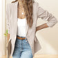🧥 50% RABATT NU! ✨ Elegant Enfärgad Jacka – Klassisk Kavajkrage & Mjukt Tyg – Perfekt för Arbete & Vardag – Enkel att Styla 🌸